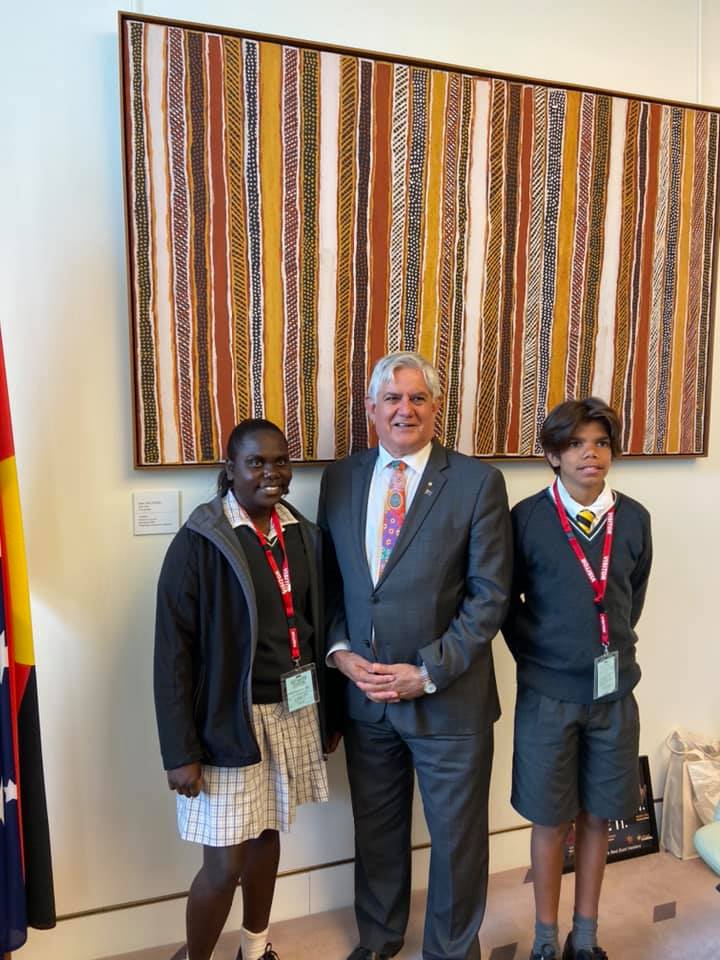 Antwan and Pauline visit Parliament House